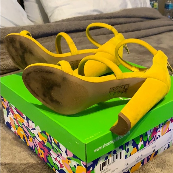 Yellow women Heels - Picture 5 of 5